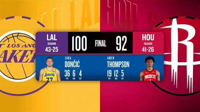 03月17日NBA常规赛 湖人 - 火箭 全场录像