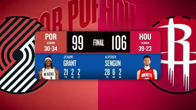 03月07日NBA常规赛 开拓者 – 火箭 全场录像【全场录像+集锦】