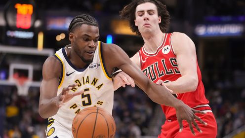 [腾讯全场集锦]🏀步行者逆转公牛 内姆哈德18+6+9 武切维奇25+9